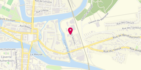 Plan de Carrosserie Degueurce, 21 Rue des Sources, 08000 Charleville-Mézières