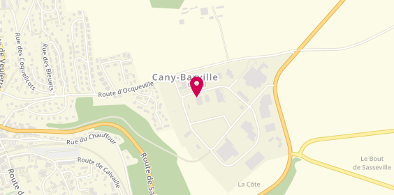 Plan de GARAGE ROUXEL Marcel & Fils, Zone Industrielle du District Sasseville, 76450 Cany-Barville