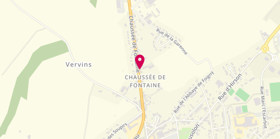 Plan de Carrosserie Vervinoise, 25 A Chau. De Fontaine, 02140 Fontaine-lès-Vervins
