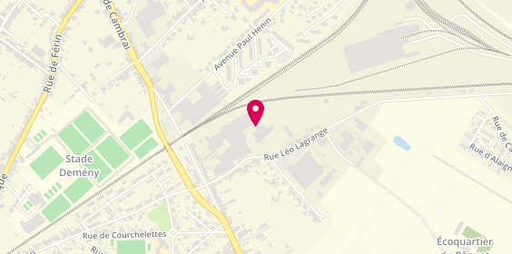 Plan de L'Atelier Znd, 185 Rue Léo Lagrange, 59500 Douai
