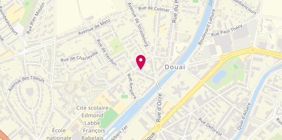 Plan de Agence Julien Marichez, 100 Rue Delaby, 59500 Douai