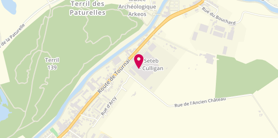 Plan de Carrosserie Douai - A.M.P Restor, 4120 Route de Tournai, 59500 Douai