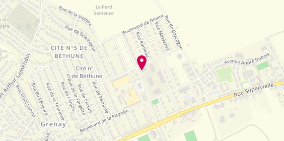 Plan de Sadra, Boulevard de l'Église Saint-Louis, 62160 Grenay