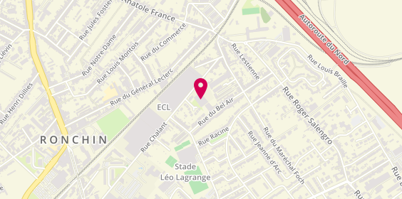 Plan de Garage Delmaere - Gdr Assistance, 210 Rue Chalant, 59790 Ronchin