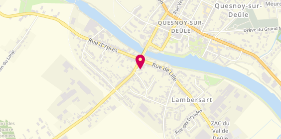 Plan de Auto Meca, 33 Rue du Docteur Calmette, 59890 Quesnoy-sur-Deûle